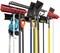 RightHand Garage Tool Storage Rack, 8 Piece Wall Mounted Garage Organizer